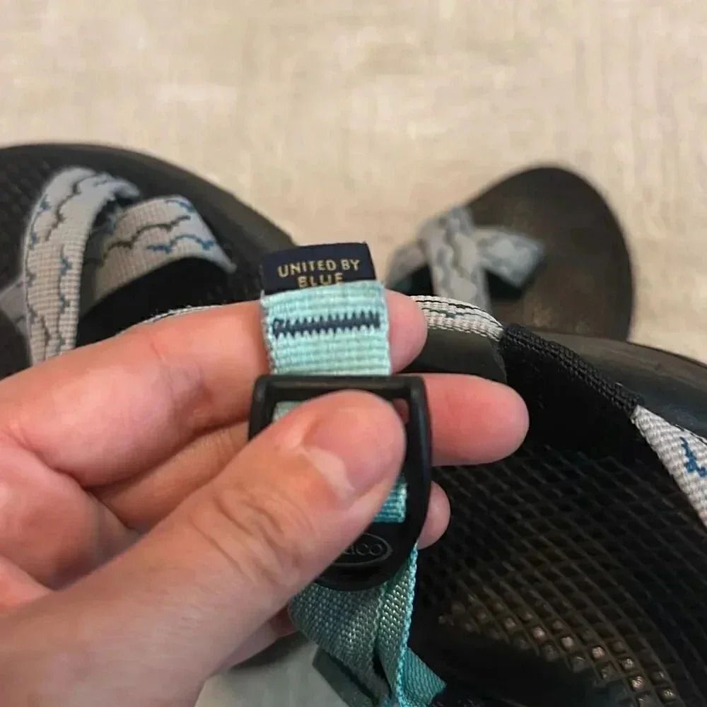 Chaco United By Blue Collab Z2 Classic Strappy Sandals Vibram Soles Women’s Sz 7 - Picture 8 of 10